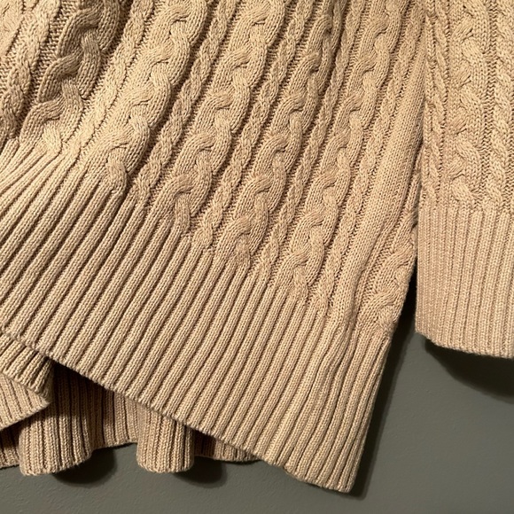 NWT Anne Klein Latte Heather Crystal Button Oversized Cardigan 2X - Picture 7 of 11